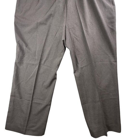 Doc & Amelia Pants Womens 28W Brown Classic Fit Straight Leg Dress Slacks NWT - Picture 10 of 15